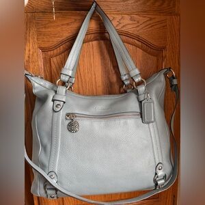 Coach Alexandra Leather Hobo Style  Periwinkle Purse